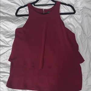 Elegant maroon blouse
